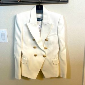 Balmain White Jacket Size 6. With tags never worn